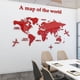 thumbnail image 4 of Pegatinas de pared acrílicas 3D con mapa del mundo, pegatinas de espejo tridimensionales, decoración de fondo de dormitorio y oficina, 4 of 4