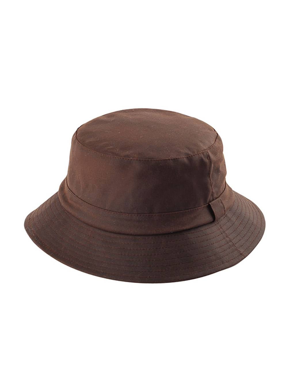 waxed cotton bucket hat