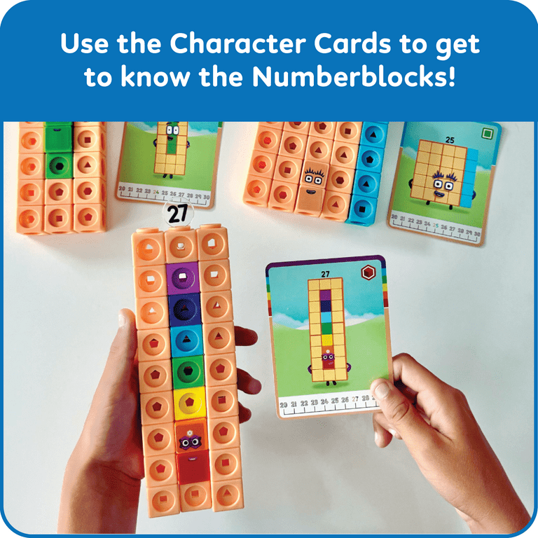 hand2mind MathLink Cubes Activity Set Numberblocks 21-30