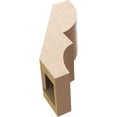 thumbnail image 6 of Ekena Millwork 5"W x 8"D x 12"H Ridgewood Rough Cedar Woodgrain TimberThane Knee Brace, Primed, 6 of 6