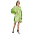 thumbnail image 2 of Bimba Robe Caftan Imprimée Maxi Robe Robe pour Femmes Tenue de Plage Courte Couvre-Maillot, 2 of 7