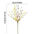 thumbnail image 3 of Anhility Spring Easter Table Centerpiece Decor Easter Artificial Flower Picks with Egg Stems Twig Branches Sprays with Berries for Home Arrangement (16.93"x9.84"), 3 of 5