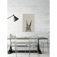 thumbnail image 4 of Grey Rabbit III Painting Print on Wrapped Canvas, 4 of 7
