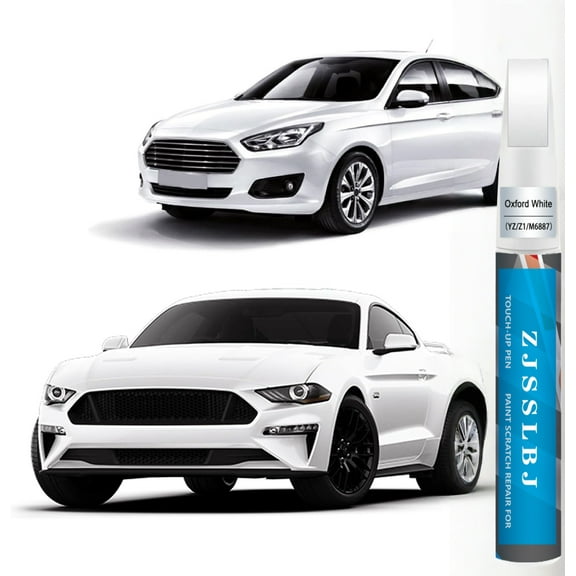 YZ/Z1/M6887 Oxford White Touch Up Paint for Ford, Car Paint Pen Scratch Repair Two-In-One Touch Up Paint, Premium Car Scratch Remover for Deep Scratches