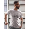 thumbnail image 2 of Cat Looking Up To Meow T-Shirt Men -Image by Shutterstock, Male XX-Large, 2 of 4