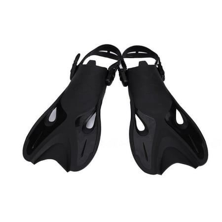 

Adult Flexible Comfortable Scuba Diving Snorkeling Fin Snorkel Snorkel Feet Frog Sandals Frog Shoes Silicone Black 37-41