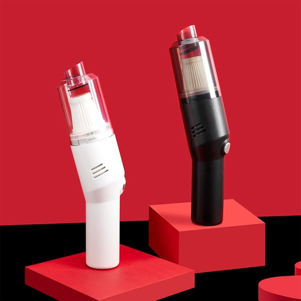Aspiradora recargable USB con aspiración de 5000Pa • Mini portátil para grietas y teclados • Batería de 2000mAh • Incluye cepillo y accesorios para boquilla plana