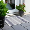 thumbnail image 6 of Addison Rugs Chantille Indoor/Outdoor Transitional Stripes Lavender Washable Rectangle Rug, 1'8" x 2'6", 6 of 6