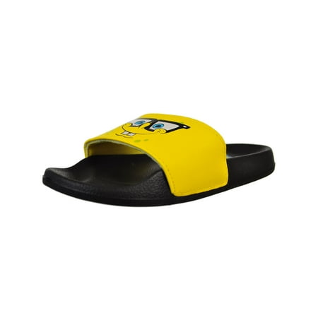 - SpongeBob Square Pants Boys' Slide Sandals (Sizes 13 - 5)