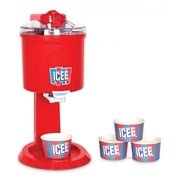 iscream Icee Ice Cream Machine | Make Delicious Soft Serve Ice Cream | Includes 4 Cups