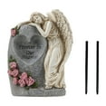 thumbnail image 1 of Estatua de jardín solar, figura para exteriores, figura, regalo de condolencia, decoración artística para el patio. Beige, 1 of 9