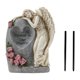 thumbnail image 1 of Estatua de jardín solar, figura de ángel, adorno de césped para paisaje, patio, balcón Beige, 1 of 8