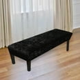 thumbnail image 6 of Bench Cover Stretch Piano Bench Slipcover for Kitchen, Bedroom , Black, 6 of 8