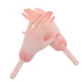 thumbnail image 1 of Miangastore 1 Pair Mini Finger Hands Tiny Plastic Hands Movable Hand Parts Realistic Hand Models For Diy Dolls Making Supplies, 1 of 8