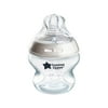 Tommee Tippee Closer to Nature Baby Bottle (5oz, 1 Count) | Newborn Pacifier (0-2 Months)