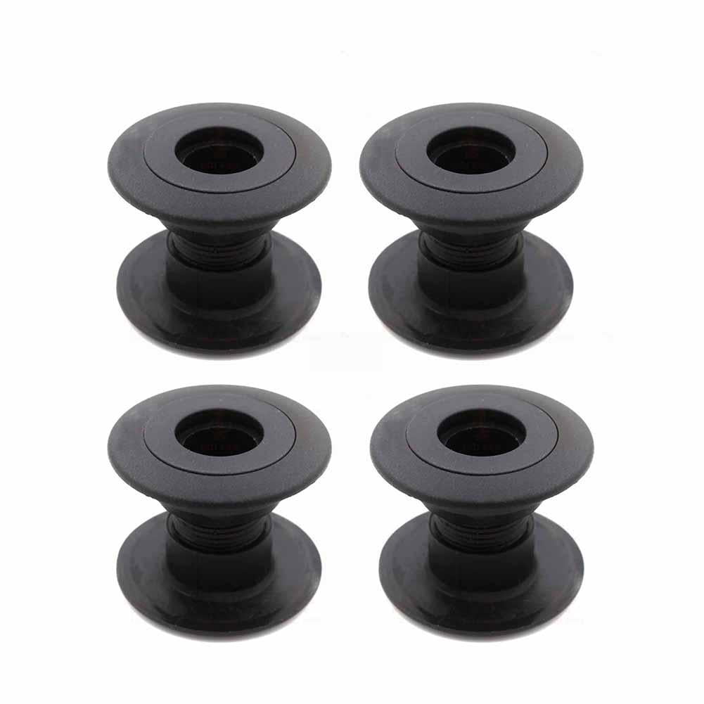 Black Table Bearings Football Plastic Accessory Replacements Parts Foosball 