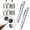Silver, variant on STONEGO 1Set/2Set Multi-Functional 8-in-1 Mini Screwdriver Set - Essential Manual Tools for Repairs, Electronics, and DIY Projects, Tackle Various Tasks with Ease