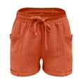 thumbnail image 5 of Bovemsi Thigh Society Cooling Shorts for Women Fashion Casual High Waist Pants Straight Leg Sports Loose Hiking Shorts, 5 of 9