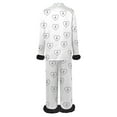 thumbnail image 5 of Bibifish Womens Pajama Sets Base Heart & Bow Printed Long Sleeve Sleepwear Sets Button Down Pj Top With Elastic Waist Pants Elegant Cute 2 Piece Pj Sets, 5 of 5