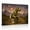 D, variant on XaaKee Canvas Wall Art Humorous Triceratops Vintage Dinosaur Scene Canvas Art Prints Quirky Mural Design Inner Framed 18*12Inch