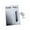 PUSH PULL Silver, variant on Luzkey Stainless Steel Door Handles Pull Push Handles Sturdy Practical Barn Door Pulls Door Pull Push Plates for Restaurants Public PUSH PULL Black