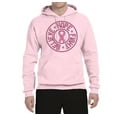 thumbnail image 2 of Wild Bobby, Believe Hope Awareness Unisex Graphic Hoodie Sweatshirt, Light Pink, Small, 2 of 3