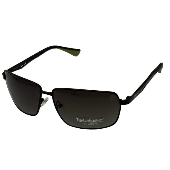 Timberland Men's Metal Aviator Polarized Sunglasses, Black, 1
