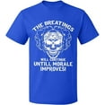 thumbnail image 2 of OXI T-Shirt - Breating Morale Improves, Basic Casual T-Shirt for Men's and Women Fleece T-Shirt Short Sleeve - Royal Blue 2X-Large, 2 of 3
