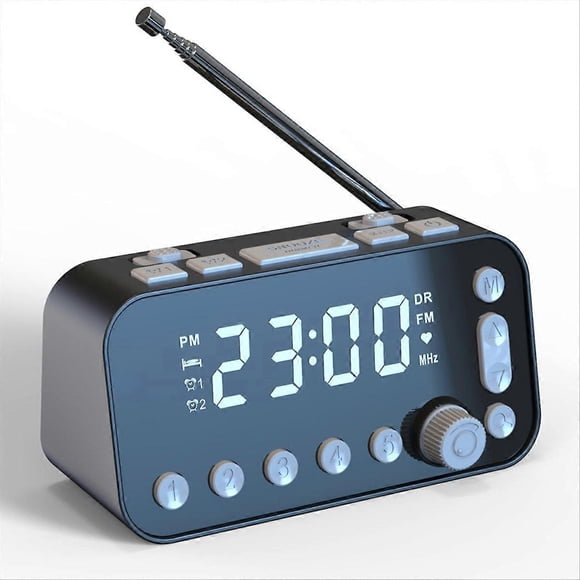 Bedside Digital Alarm Dual Alarm Clock Setting Table Timing Equipment