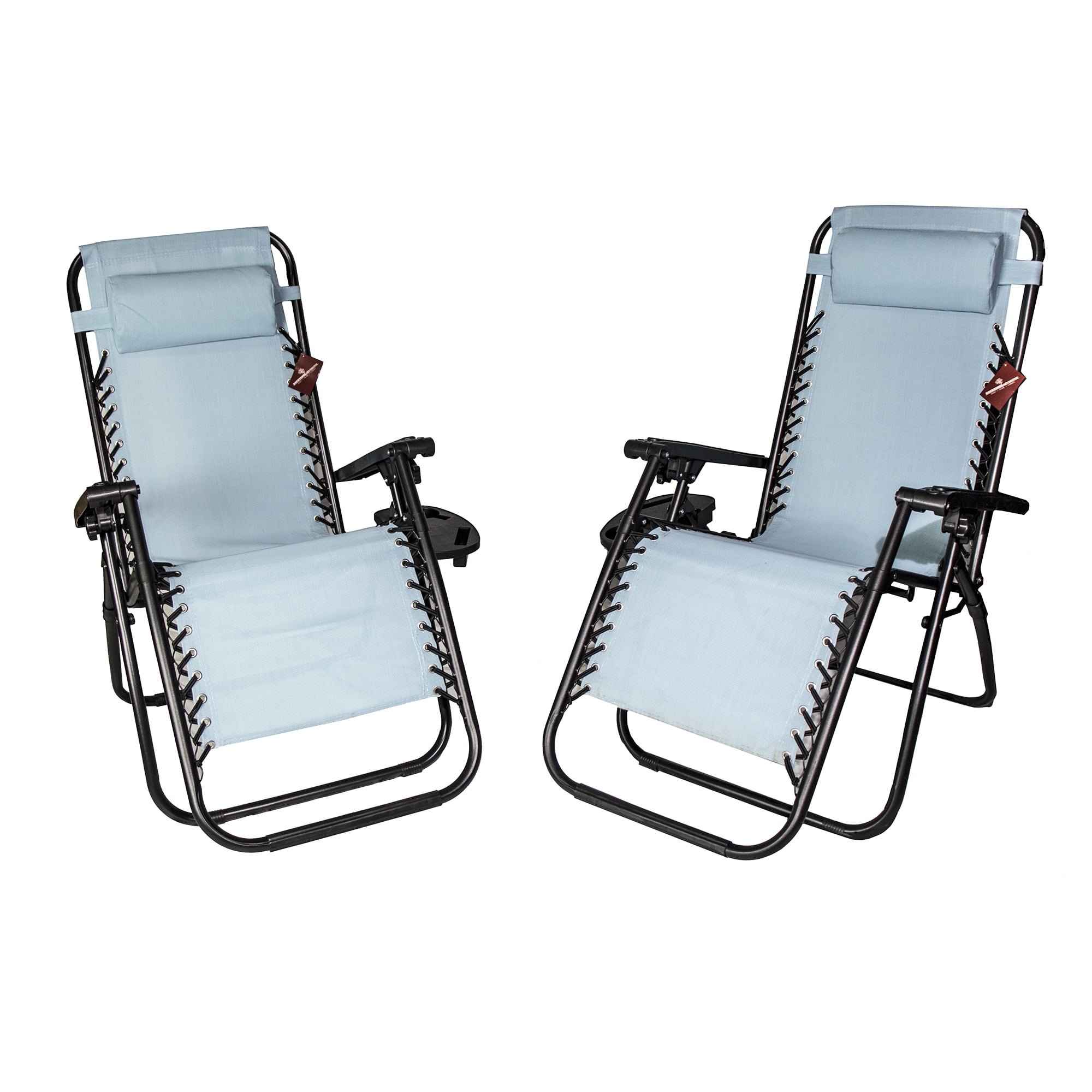 Backyard Expressions Zero Gravity Chair w/ Pillow and ...