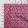 thumbnail image 2 of oneOone Polyester Spandex Magenta Fabric Kalamkari Craft Projects Decor Fabric Printed By The Yard 56 Inch Wide, 2 of 5