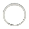thumbnail image 3 of Mauli Jewels Rings for Women 0.12 Carat Engagement Wedding Band 4-prong 10K Solid White Gold, 3 of 5
