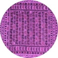 thumbnail image 1 of Ahgly Company Indoor Round Persian Purple Traditional Area Rugs, 7' Round, 1 of 4