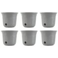 thumbnail image 1 of Suncast CPLHPL100 Heavy Duty 5 Gallon Resin Garden Hose Pot for 300' Expandable Hose, Gray (6 Pack), 1 of 12