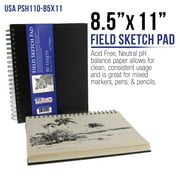 U.S. Art Supply 6 Piece Artist Drawing, Sketch and Painting - Paper and Brush Accessory Pack