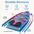 thumbnail image 5 of 10'5" Inflatable Stand Up Paddle Board, Commercial Grade PVC ISUP with Non-Slip Deck, Complete SUP Accessories: Paddle, Pump, Leash & Backpack, All-Skill Level Water Sports Board, Pink, 5 of 7
