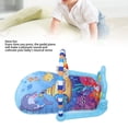 thumbnail image 5 of BIMZUC Baby Kick Piano Gym Early Education Tummy Time Fitness Music Activity Mat for Infants Ocean Animal Theme, 29.13 inches / 74 cm, Space-Saving and Fun, 5 of 9