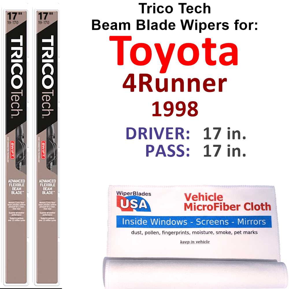 1998 Toyota 4Runner Beam Blade Wipers (Set of 2)