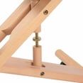 thumbnail image 5 of Nicer Furniture AP54802-MHBK Posture Correcting Kneeling Chair with Memory Foam Wooden Frame - Black Seat & Mahogany Frame, 5 of 6
