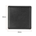 thumbnail image 3 of Uxcell Standard Plastic Square Aluminum Extrusion End Cap Black 45x45mm 10 packs, 3 of 5