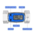 thumbnail image 5 of For Flow Meter Digital Oil Fuel Flow Meter, Mini Pump Flow Meter Fuel Die Sel Counter Meter Display Chip Useful Display ,Simple To Operate, 5 of 7