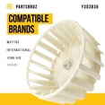 thumbnail image 2 of Piezas de rueda de ventilador Broz Y303836 compatibles con Whirlpool Maytag, 2 of 7