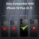 thumbnail image 3 of Funda Case MYBAT Maverick Mag clip para iPhone 16 PLUS - Azul con mica, 3 of 10