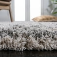 thumbnail image 4 of SAFAVIEH Iceland Issie Abstract Shag Runner Rug, Ivory/Grey, 2' x 8', 4 of 8