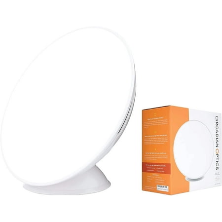 Circadian Optics Light Therapy Lamp, UV-Free LED Happy Mood Lamps for Seasonal Sunlight Changes, Full Spectrum Lights, White
