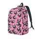 thumbnail image 1 of Disketp Cute Panda print Canvas Backpack Lightweight Travel Daypack Student Rucksack Laptop Backpack-, 1 of 5
