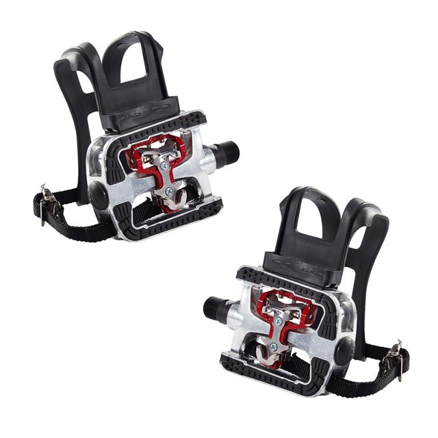 Greeniant 1 par de pedales de aleación de aluminio para bicicleta de fitness, pedales de ejercicio para ciclismo, pedales de bicicleta multiusos para Ciclismo 9/16 pulgadas Greeniant OD010382-02