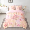 thumbnail image 2 of Castle Fairy Boys Girls Ballet Girl Bedding Comforter Set 7-Piece,Kawaii Floral Flowers Bow King Bedding Sets,Dance Theme Ultra Soft Bed Sheets,Microfiber Bedroom Decor,Reversible, 2 of 8