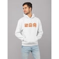 thumbnail image 2 of Celestial Joy Icons - Retro Cosmic Emojis Men's Hoodie, 2 of 4