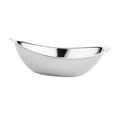 thumbnail image 1 of Ensaladera BLESIY de acero inoxidable cuenco decorativo frutero irrompible cuenco para aperitivos Plata M, 1 of 8